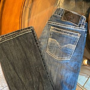 Men’s Rock & Roll Denim jeans size 32 x 36 pistol straight